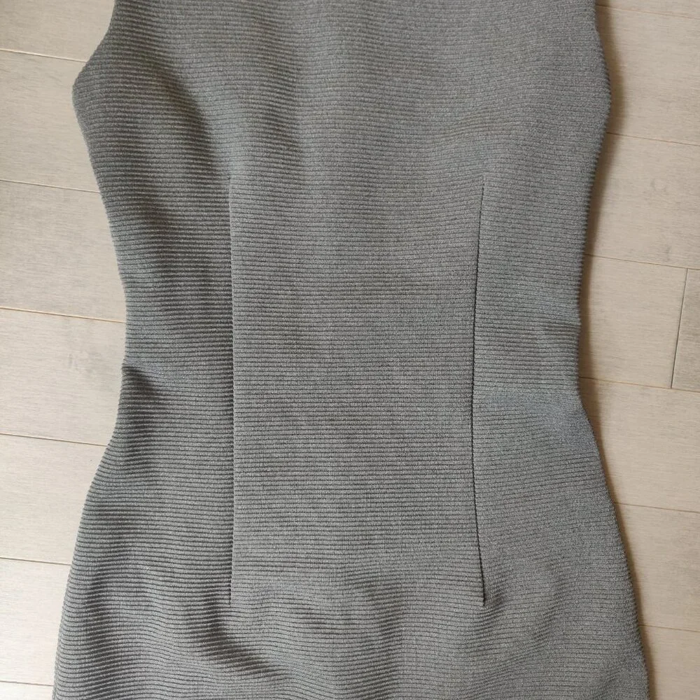 Mango Suit Sleeveless Tube Bodycon Ribbed Midi Dress Size Extra-Small - Picture 6 of 13